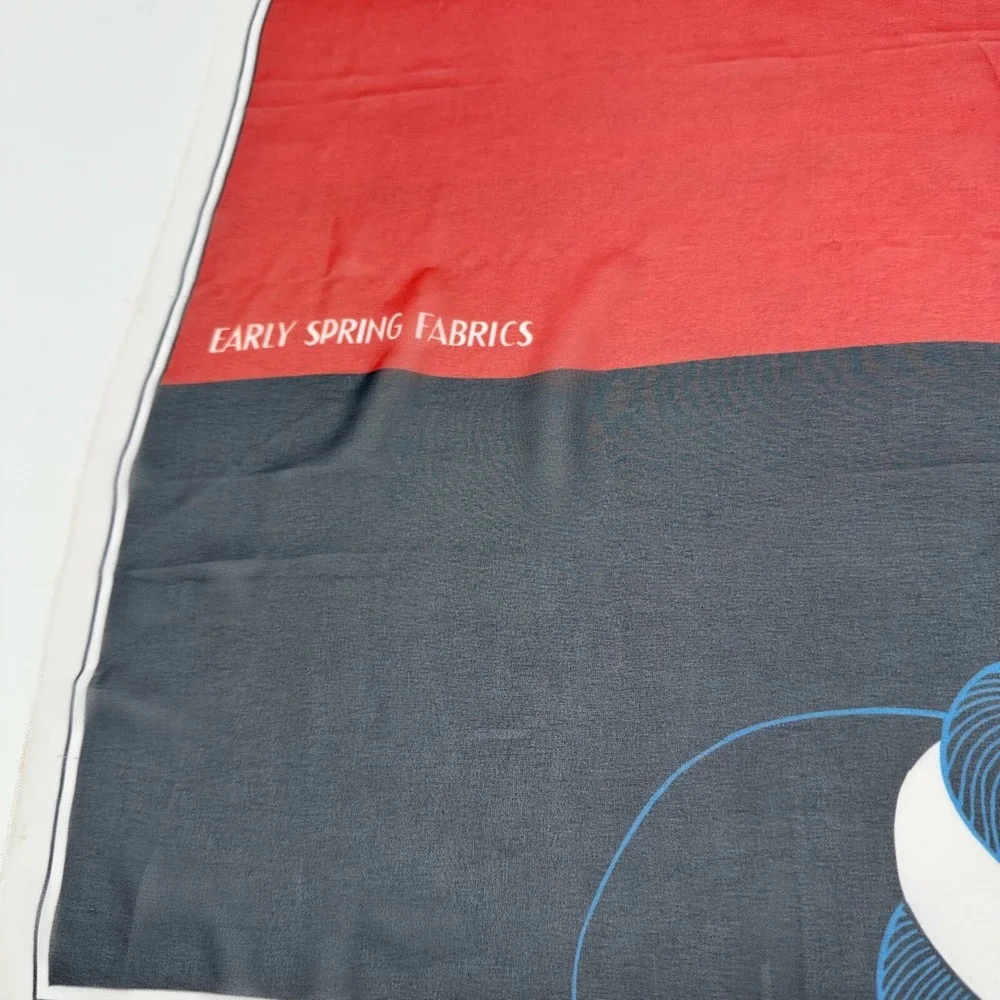 Vintage Harper's Bazaar February 1932 Paris Scarf Made in USA Art Deco